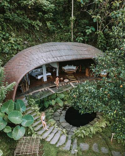 The Moonhouse private retreat at Bambu Indah