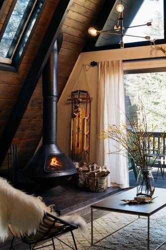 The stunning little fireplace
